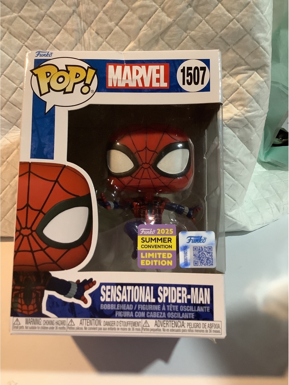 Funko Pop! Marvel Sensational Spider-Man #1507 2023 Summer Convention Limited Ed